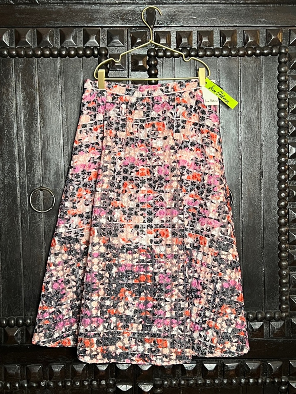 Floral Multicolor A-Line Women's Skirt - Picture 9 of 9